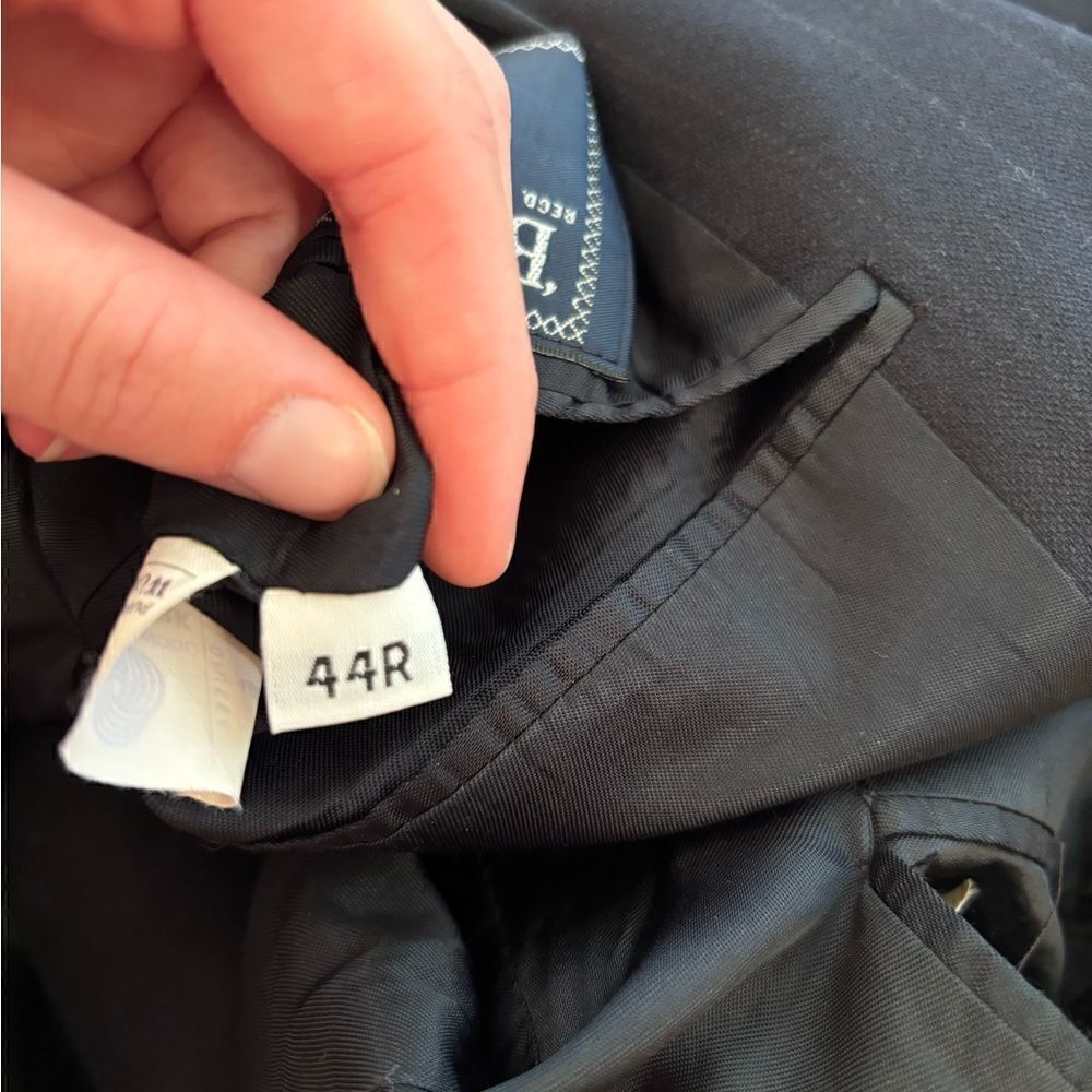 Burberry’s vintage navy stripe blazer suit jacket - Picture 10 of 10